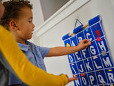 Pockets of Learning: ABC Wall Hanging - Blue